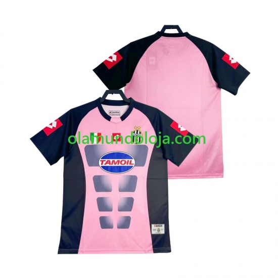 Camisola Juventus Guarda-redes Retro Homem Equipamento Segundo 2002-2003 Manga Curta